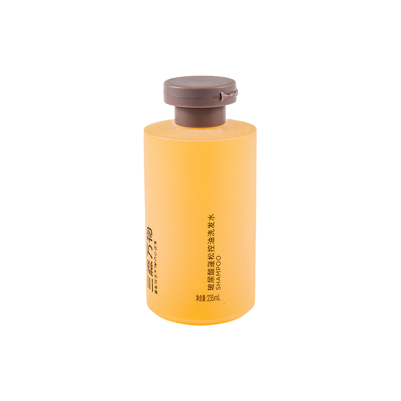 Круглая бутылка из устойчивого к химикатам и износу полипропилена объемом 230 мл.